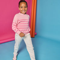 Striped Sweater - Pink