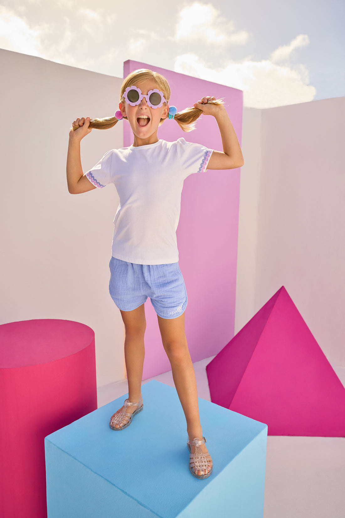 Beach Shorts - Hydrangea