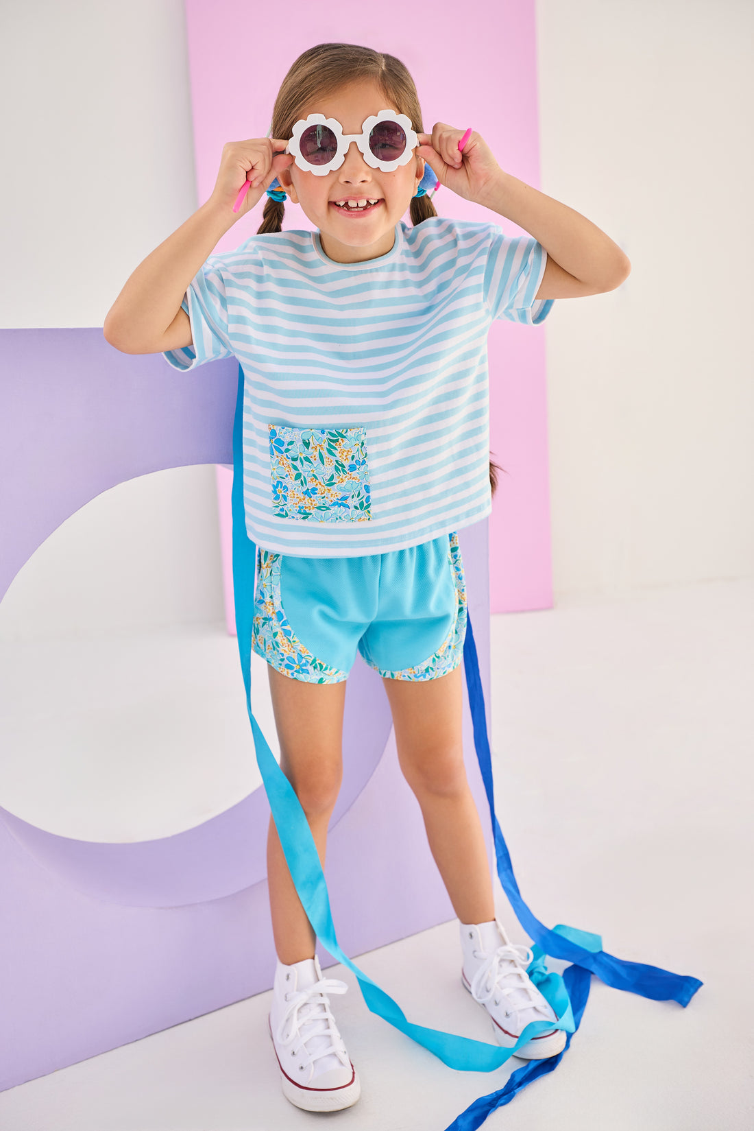 Track Shorts - Frangipani Blue