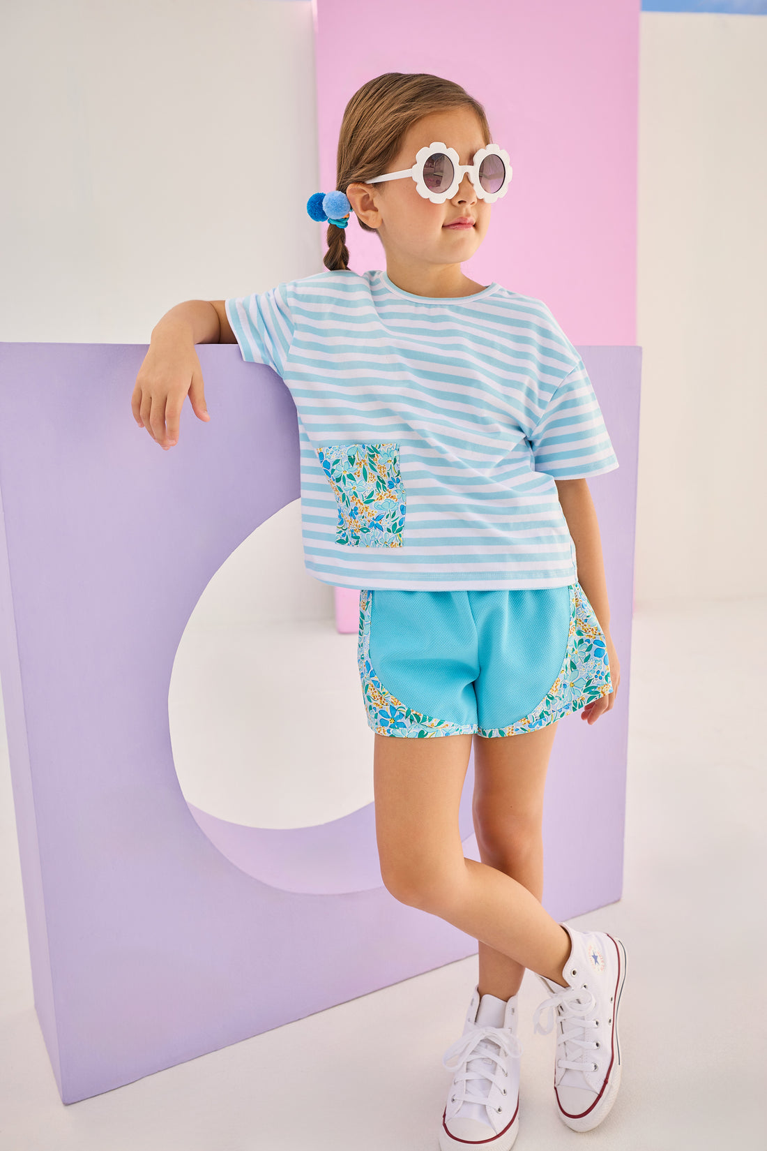 Track Shorts - Frangipani Blue