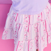 Natalie Skort - Sconset Floral Stripe