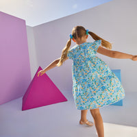 Positano Dress - Frangipani Blue