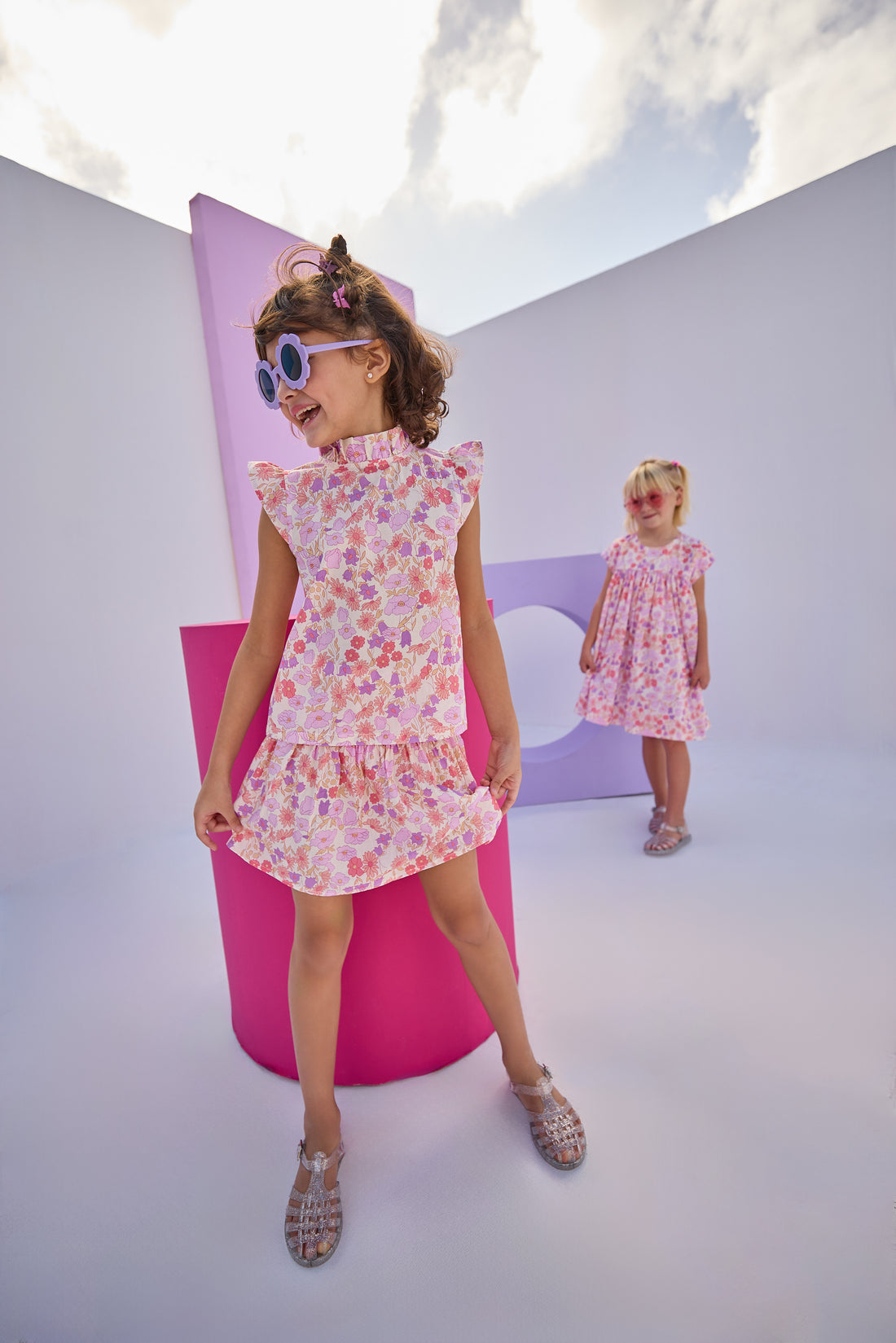 Tinsley Top - Lisle Lavender Floral