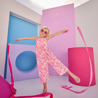Jennifer Jumpsuit - Pink Zig Zag