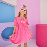 Riviera Dress - Hot Pink Terry