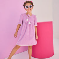 Riviera Dress - Lilac Terry