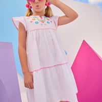Positano Dress - Multi Embroidery