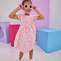 Swoop Dress - Marshmallow Floral