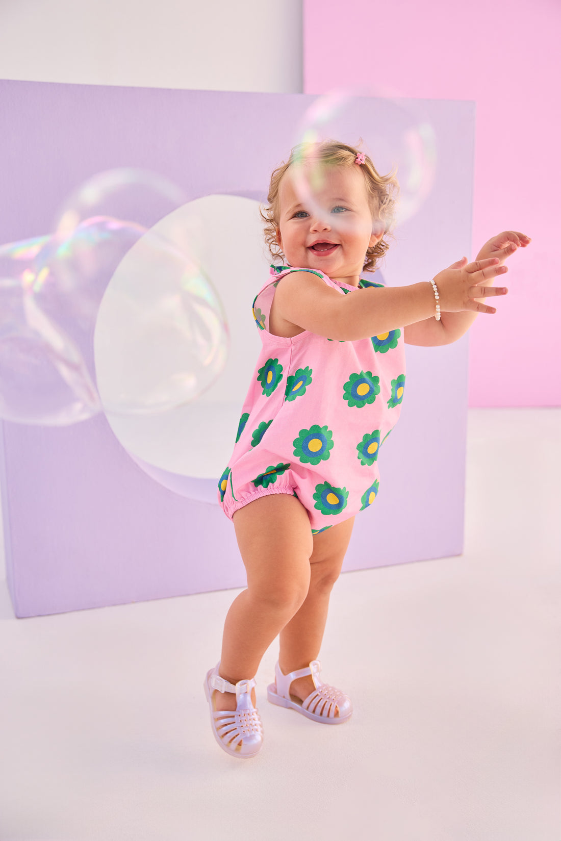 Blair Bubble - Poppy Floral Pink