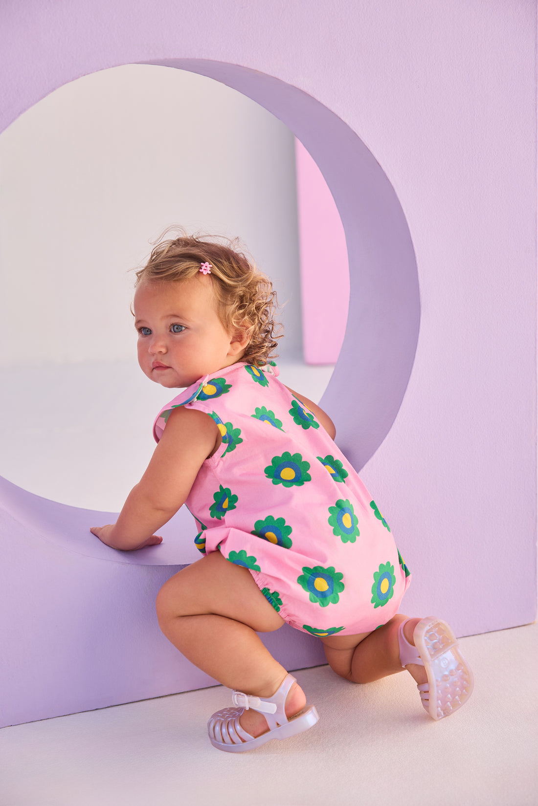Blair Bubble - Poppy Floral Pink
