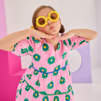 Madaket Dress - Poppy Floral Pink