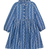 Amelia Dress - Chamonix Chambray Embroidery
