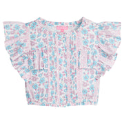 Annie Top - Marguerite Floral Pink
