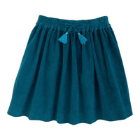 Circle Skirt - Turquoise Velvet