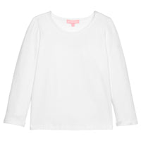 Essential Tee - Snow Pointelle