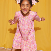 Lisle Dress - Seville Rose