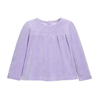 Lisle Top - Lavender Velour