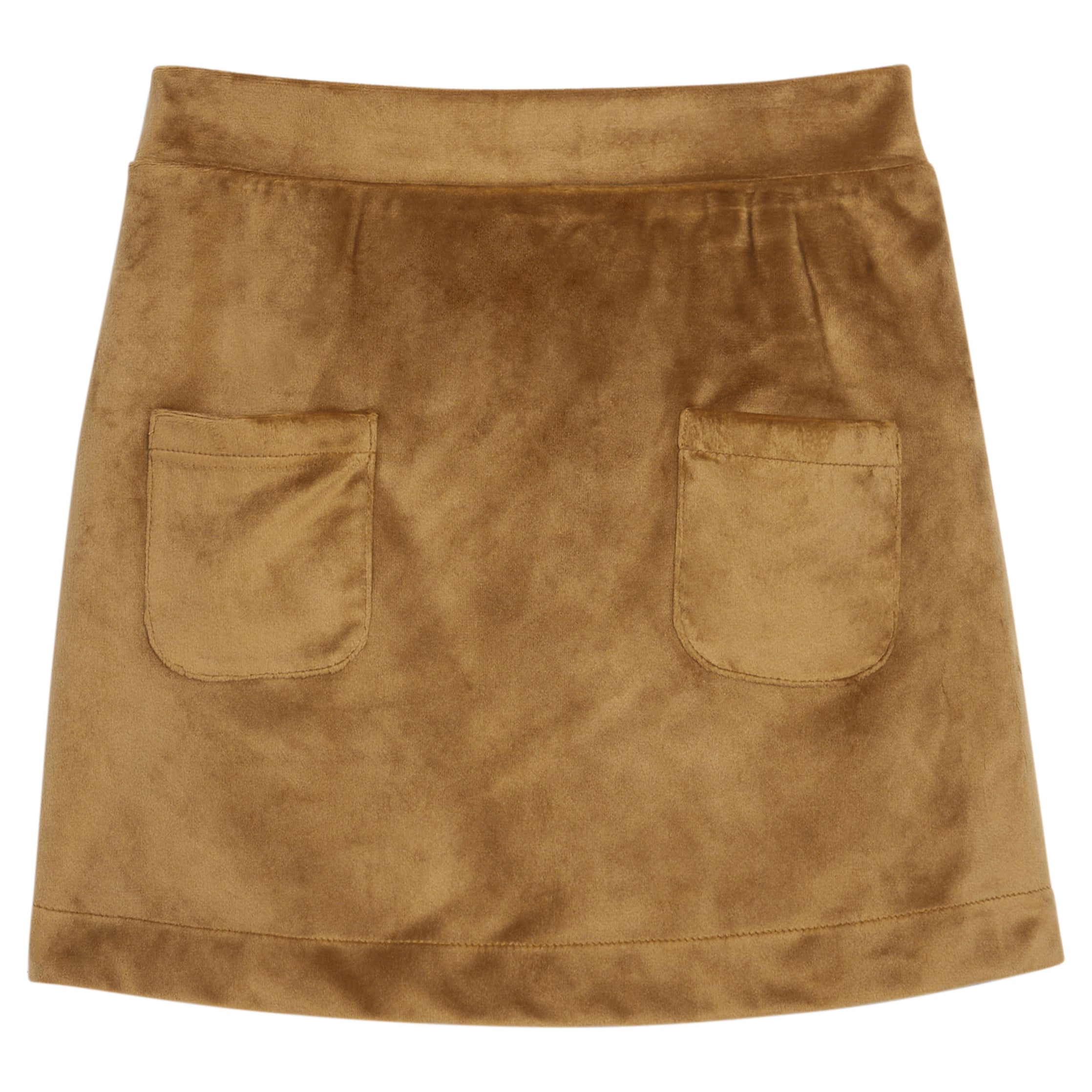Mini Skort - Brown Faux Suede – BISBY