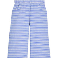 Palazzo Pants - Blue Sparkle Stripe