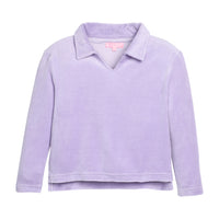 Polo Pullover - Lavender Velour