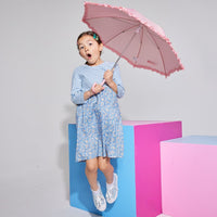 Rosie Dress - Roland Floral Blue