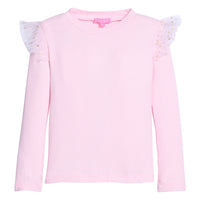 Sadie Tee - Bubblegum & Gold Sparkle Stars