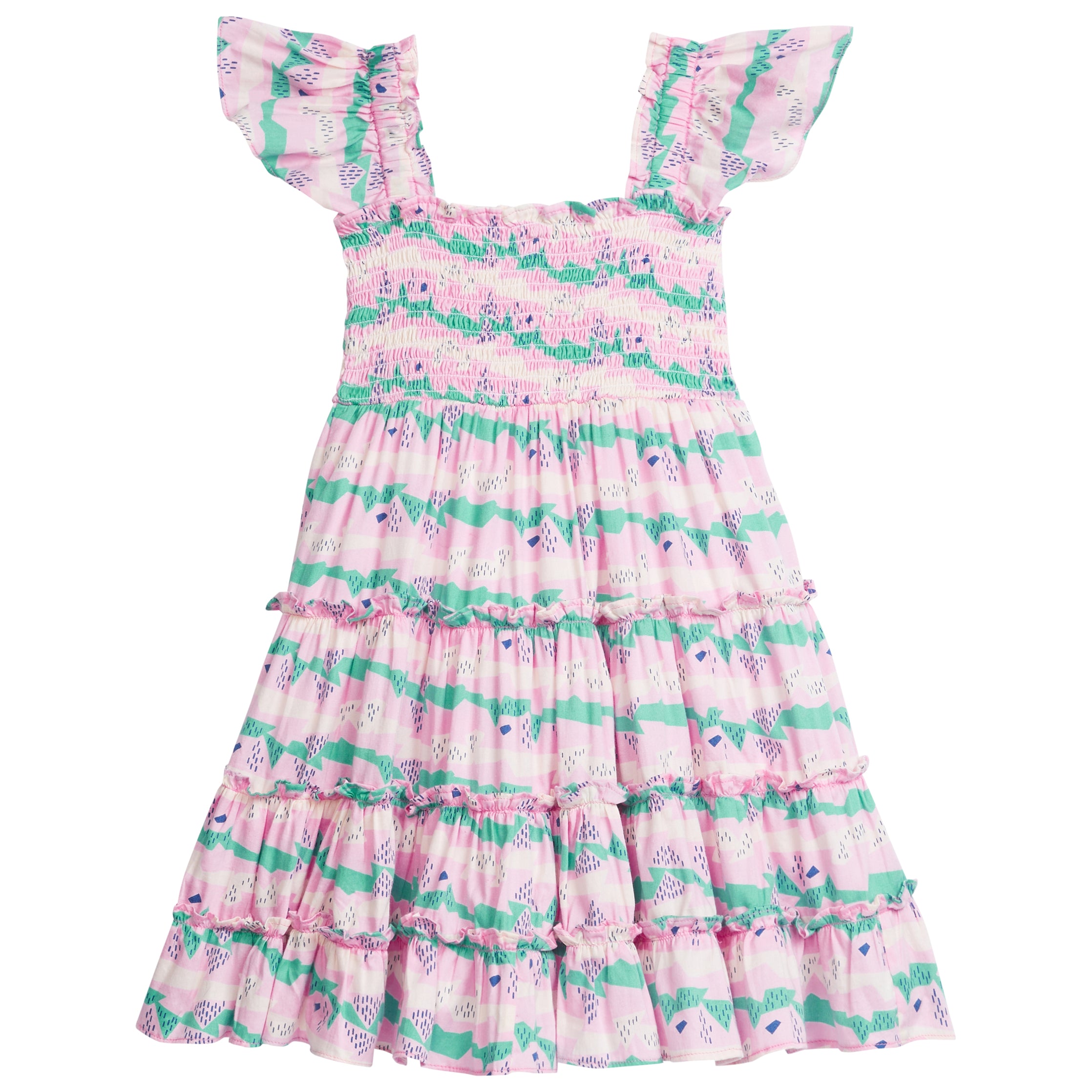 Pineapple Stripe Twirl Dress main image 0