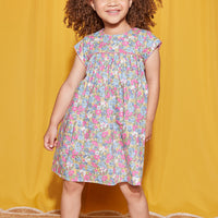 Little girl seen wearing our Charlotte Dress in Merion Floral--BISBY girl