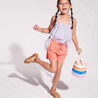Basic Shorts - Coral Linen