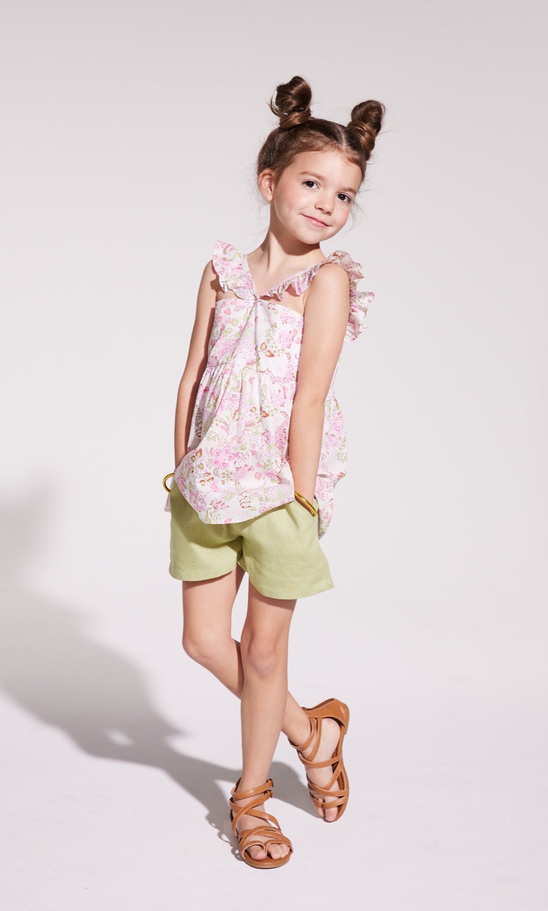 Basic Shorts - Vine Linen