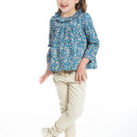 Pocket Pull on Pant - Ivory Velvet