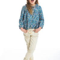 Pocket Pull on Pant - Ivory Velvet