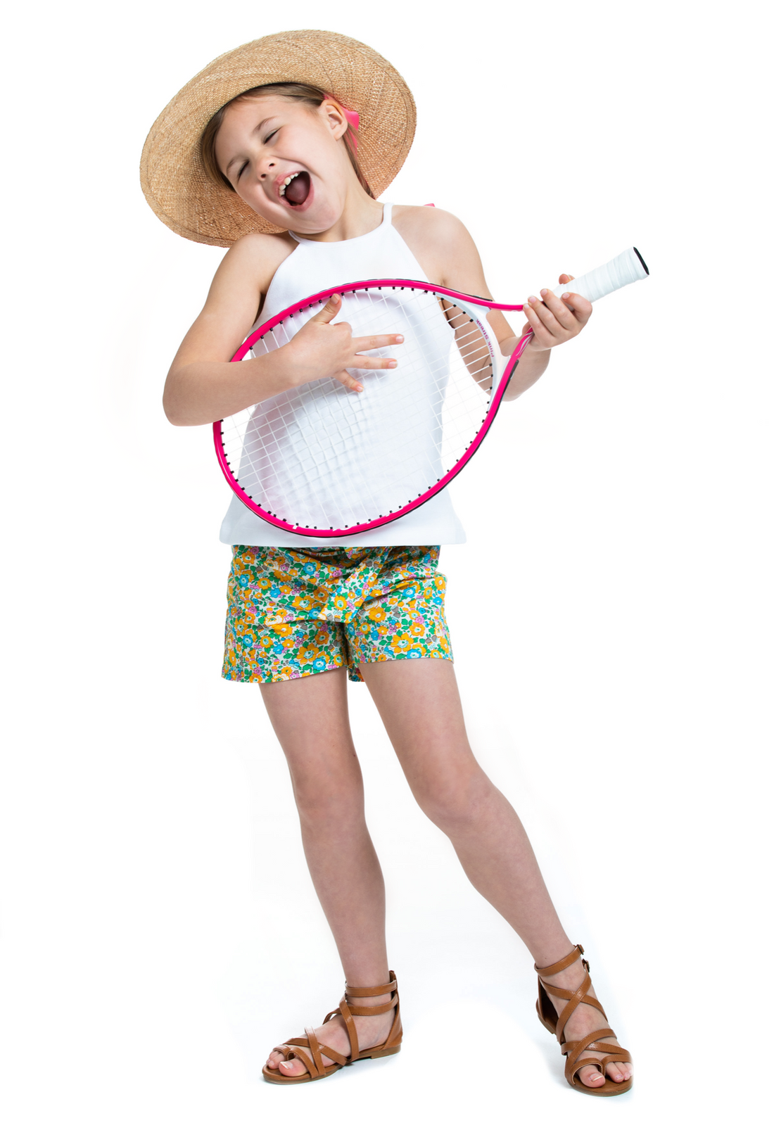 Bow Shorts - Marigold Primrose