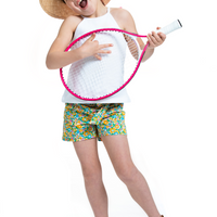 Bow Shorts - Marigold Primrose