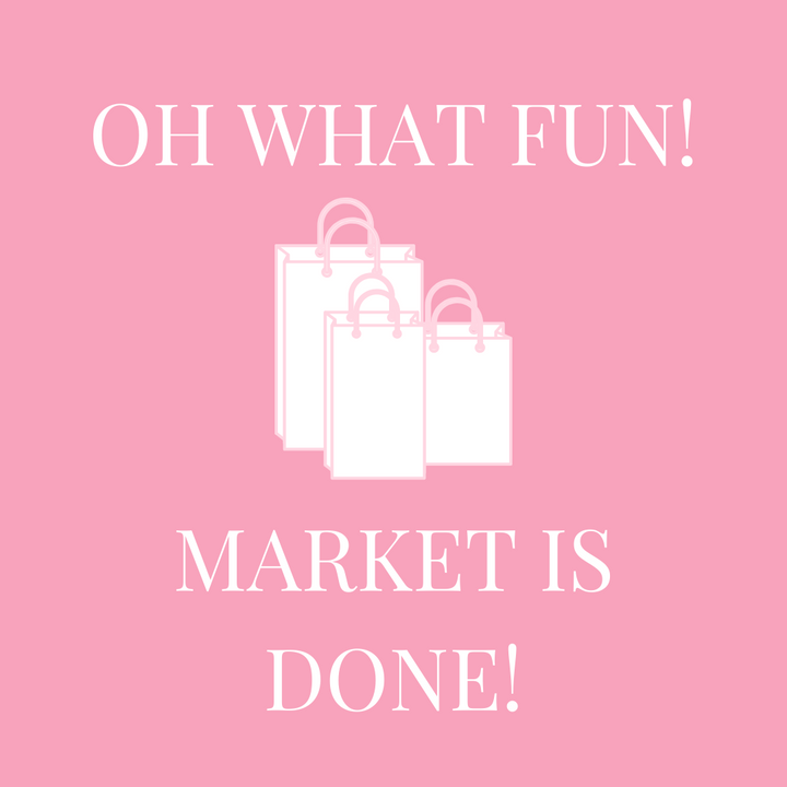 Oh what Fun! Market is Done!