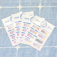 First Lines Mahjong Line Cards