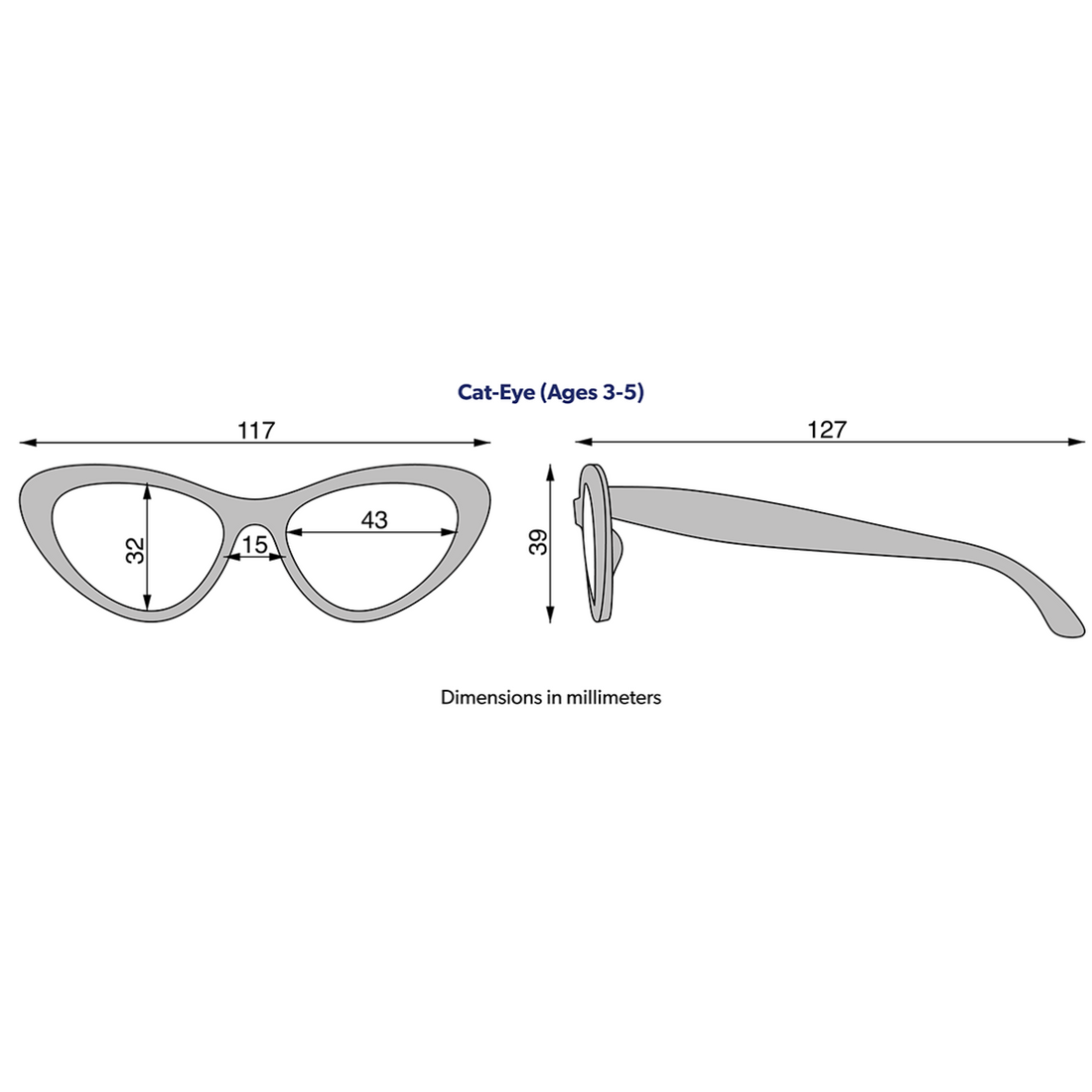 Wicked White Cat-Eye Sunglasses