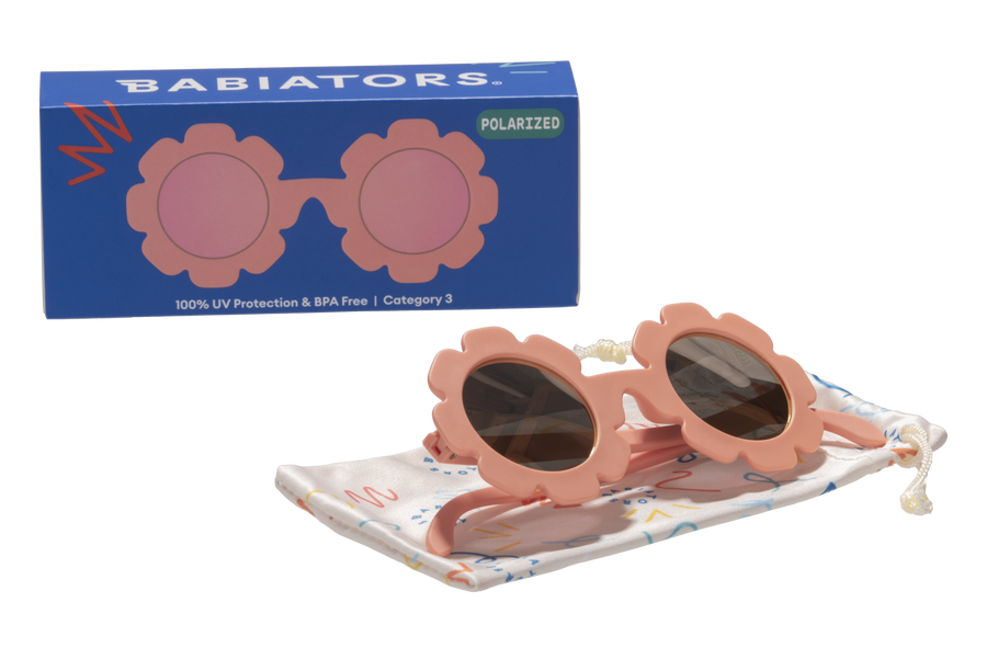 Polarized Flower Sunglasses - Peachy Keen