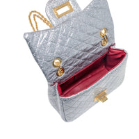 Classic Quilted Sparkle Mini Bag: Pink