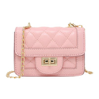 Tiny Classic Quilted Mini Purse: Hot Pink