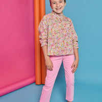 McCall Top - Marblehead Meadow Floral