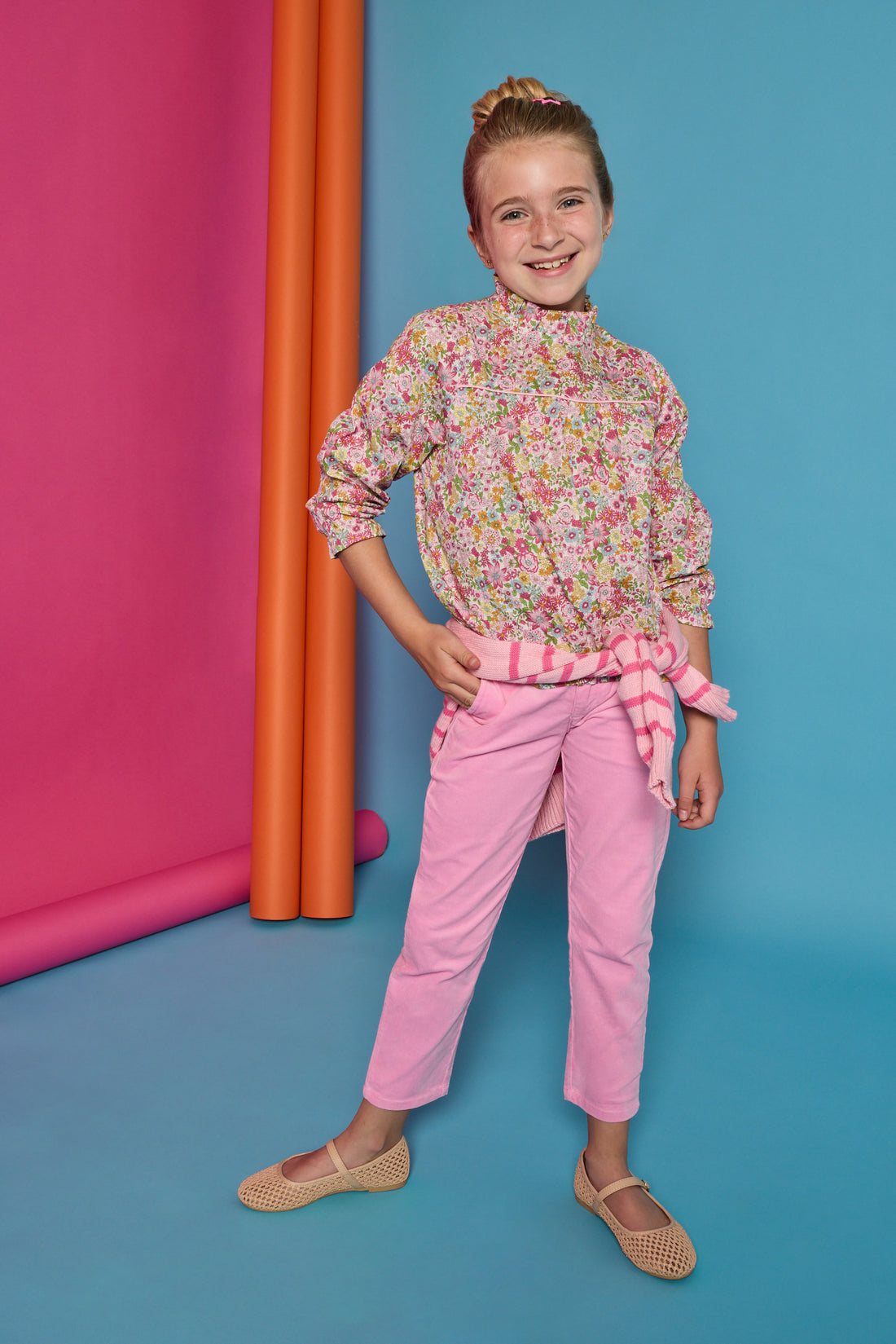 McCall Top - Marblehead Meadow Floral