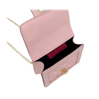Tiny Classic Quilted Mini Purse: Pink