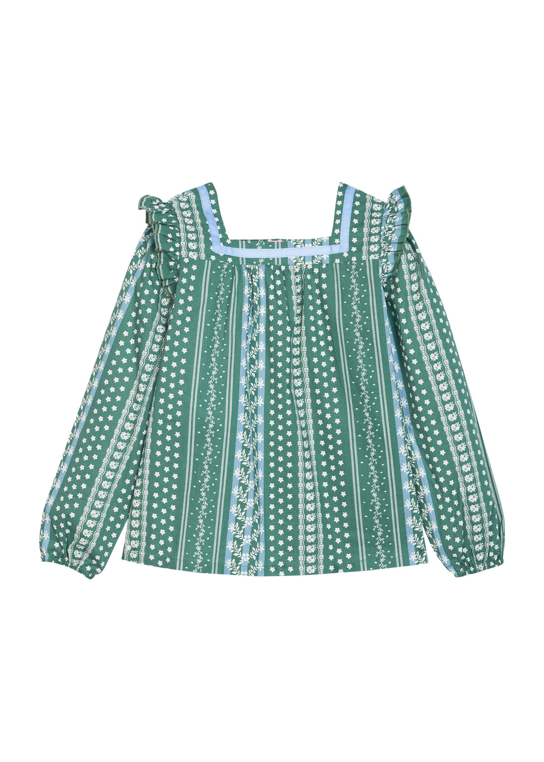 Adams Top - Fairfield Forest Stripe