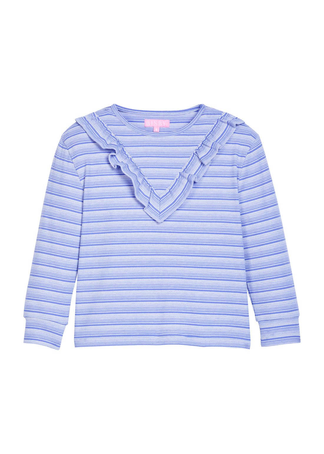 Aspen Tee - Blue Sparkle Stripe
