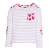 valentines day outfits for girls , red and pink hearts top shirt with hearts knit