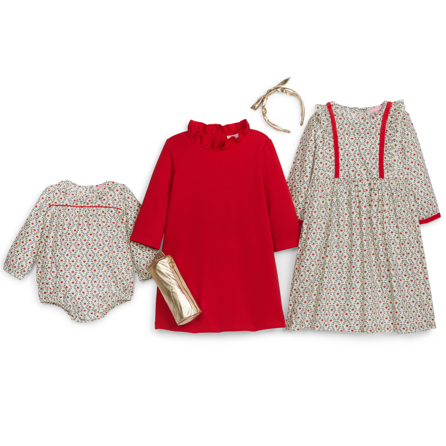 Porto Dress - Christmas Vine