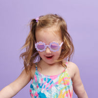 Irresistible Iris Flower | Lavender Polarized Mirrored Lenses