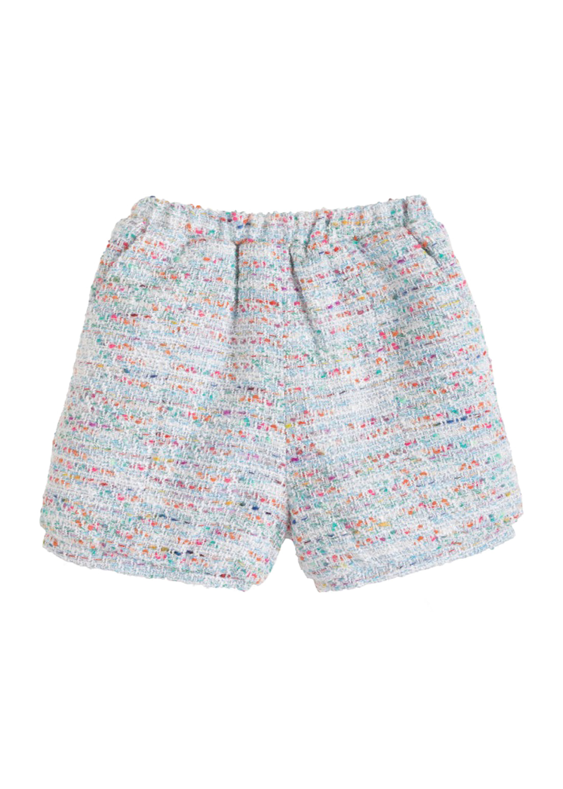 Banded Short - Blue Boucle
