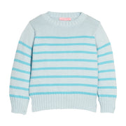 Striped Sweater - Aqua